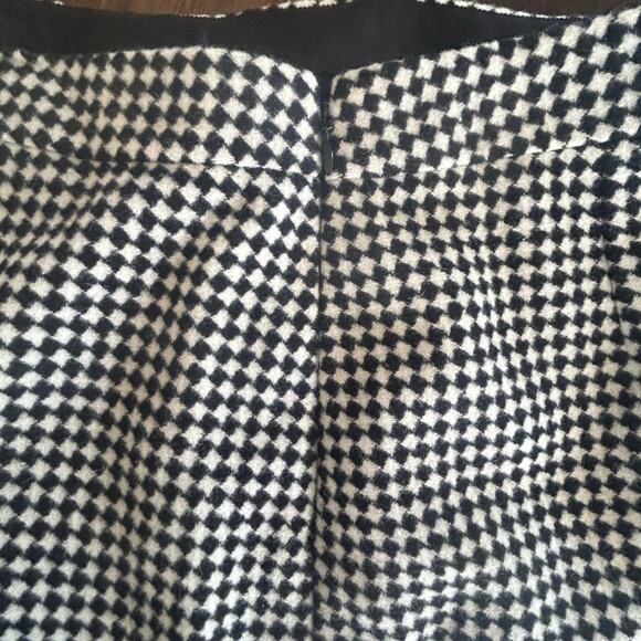 Talbots Soft Wool Blend Diamond Chic Print Lined Career Skirt Women's Size 14P - Picture 3 of 7
